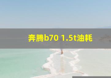 奔腾b70 1.5t油耗